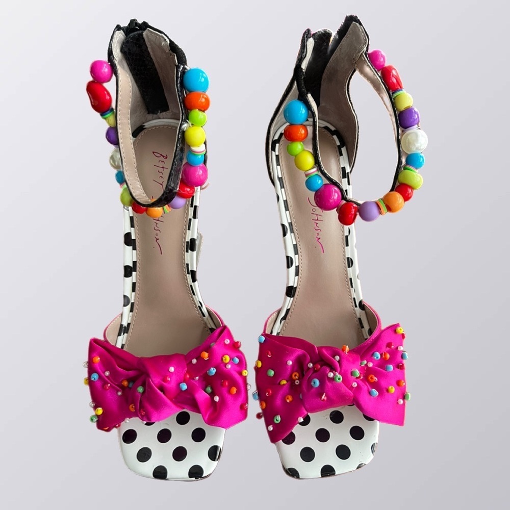 Betsyey Johnson colorful heels